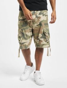 Short d'été Brandit pour homme, avec fermetures éclair, poches et motif camouflage