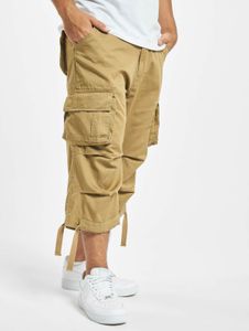 leichte Brandit Herren Shorts Reißverschluss Taschen mit Baumwolle Beige