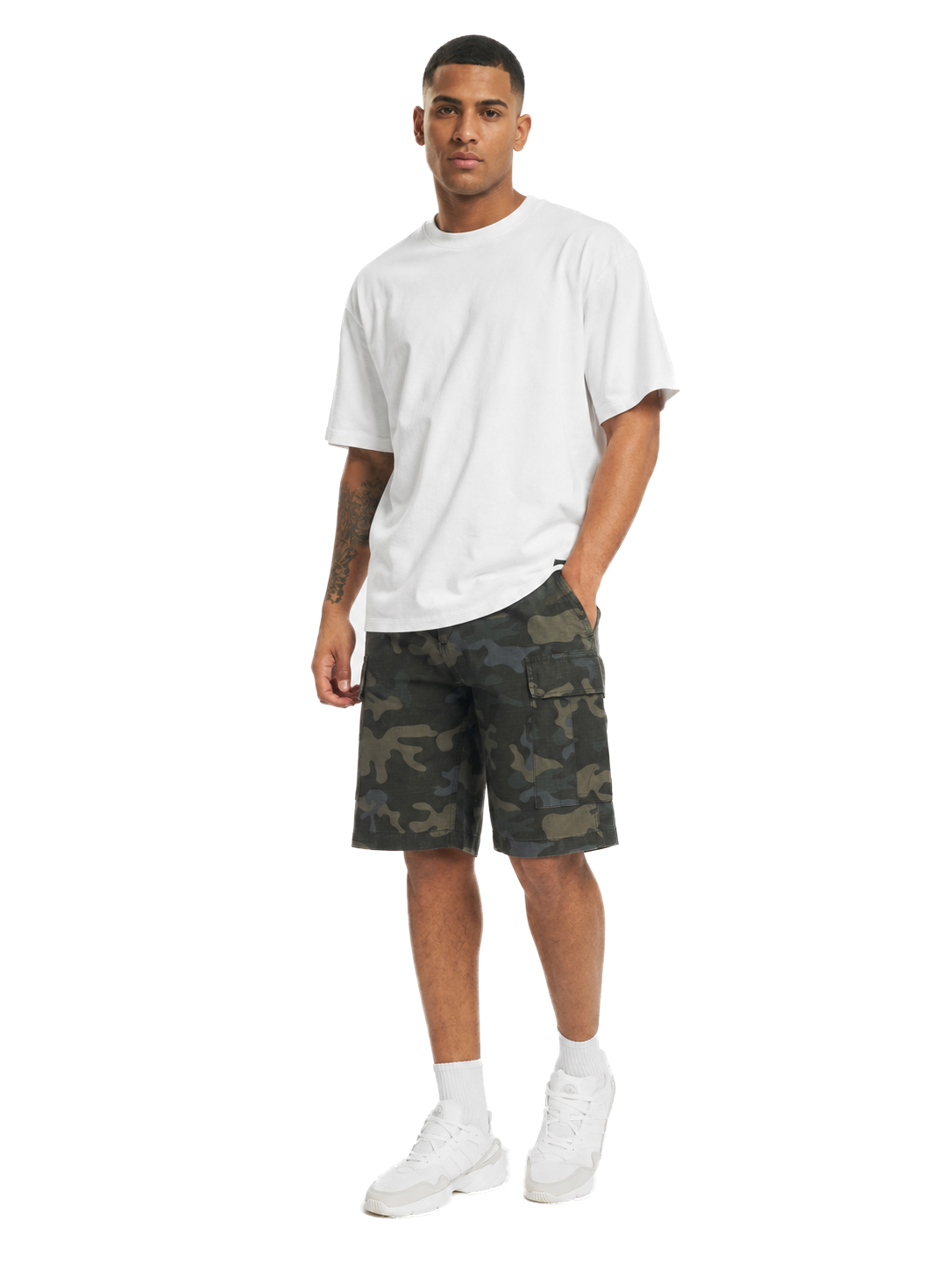 Brandit Herren Cargo Shorts Ripstop Baumwolle Camouflage