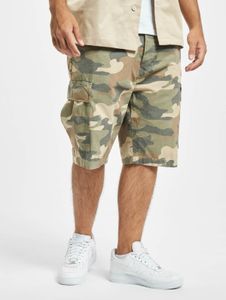 Pantaloncini estivi da uomo Brandit con coulisse e cerniera, in cotone, mimetici