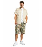 sommerliche Brandit Herren Shorts im Carmouflage-Design Baumwoll-Hose Camouflage 