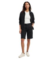lässige Brandit Damen Shorts mit Cargo-Taschen Baumwoll-Hose Schwarz