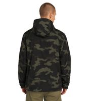Stylische wasserabweisende Brandit Herren Windbreaker-Jacke mit Fleecefutter, Kapuze & Kordelzug 3001 Darkcamo 