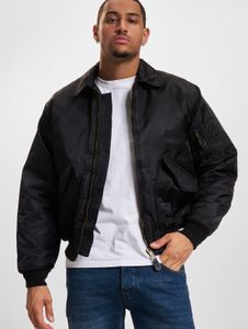 schlichte Brandit Herren Jacke Reißverschluss Taschen Schwarz