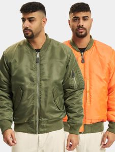schlichte Brandit Herren Jacke Rippbündchen Khaki