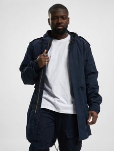 Stylish Brandit men's jacket with cotton, navy