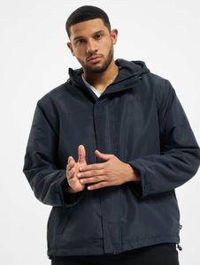 funktionale Brandit Herren Jacke Reißverschluss Klettverschluss Navy