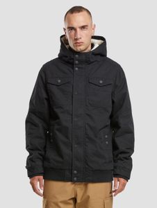 funktionale Brandit Herren Jacke mit Baumwolle Schwarz