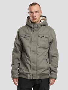 schlichte Brandit Herren Jacke mit Baumwolle Khaki