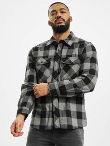 vielseitiges Brandit Herren Polo-Shirt mit Baumwolle Grau/Schwarz