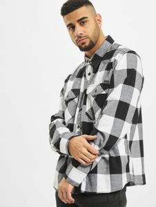 lässiges Brandit Herren Polo-Shirt Taschen mit Baumwolle Weiß/Schwarz