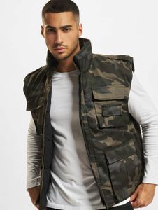 moderne Brandit Herren Jacke Reißverschluss Klettverschluss Camouflage
