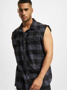 stylische Brandit Herren Jacke Kordelzug Reißverschluss mit Baumwolle Schwarz