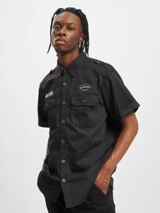 modernes Brandit Herren Polo-Shirt Taschen mit Baumwolle Schwarz