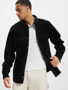 stylische Brandit Herren Jacke Taschen Cord mit Baumwolle Schwarz