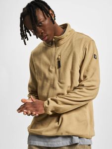 modernes Brandit Herren Sweatshirt Reißverschluss Stretch Beige