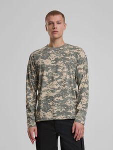 Casual Brandit men's sweatshirt, 180 g/m², cotton, camouflage