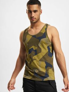 bequemes Brandit Herren T-Shirt Reißverschluss Klettverschluss mit Baumwolle Camouflage