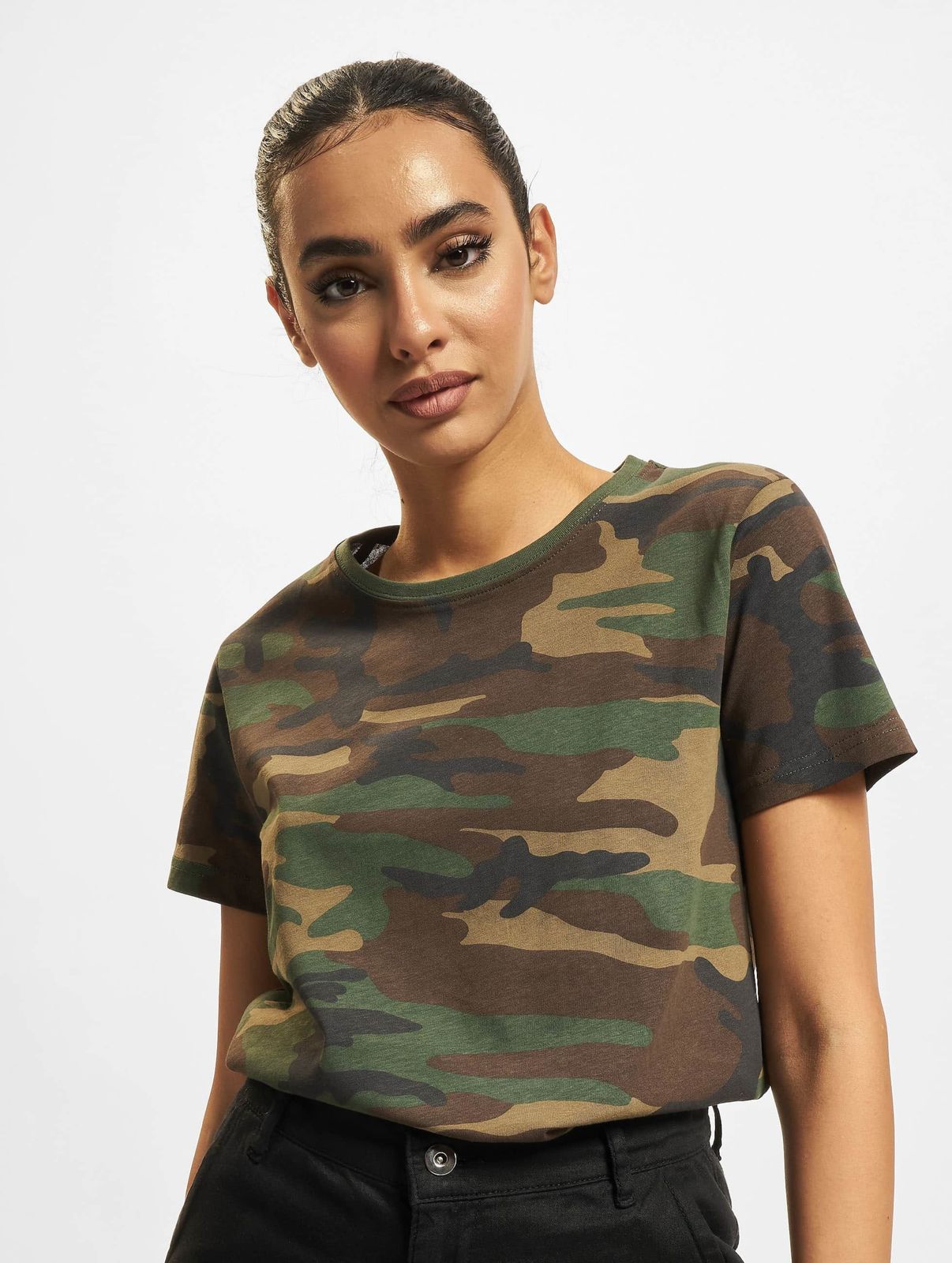 Brandit Damen T-Shirt Camouflage Baumwolle