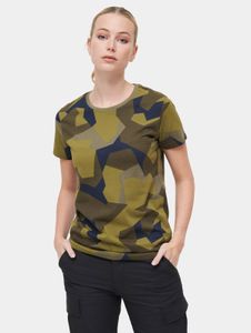 sportliches Brandit Damen T-Shirt Kordelzug 160 g/m² mit Baumwolle Camouflage