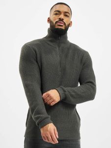 Felpa casual da uomo Brandit con cerniera e tasche, grigia