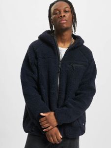 moderne Brandit Herren Jacke Reißverschluss Klettverschluss Navy