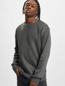 Comfortable Brandit men's sweatshirt, zip-up, lined, grey