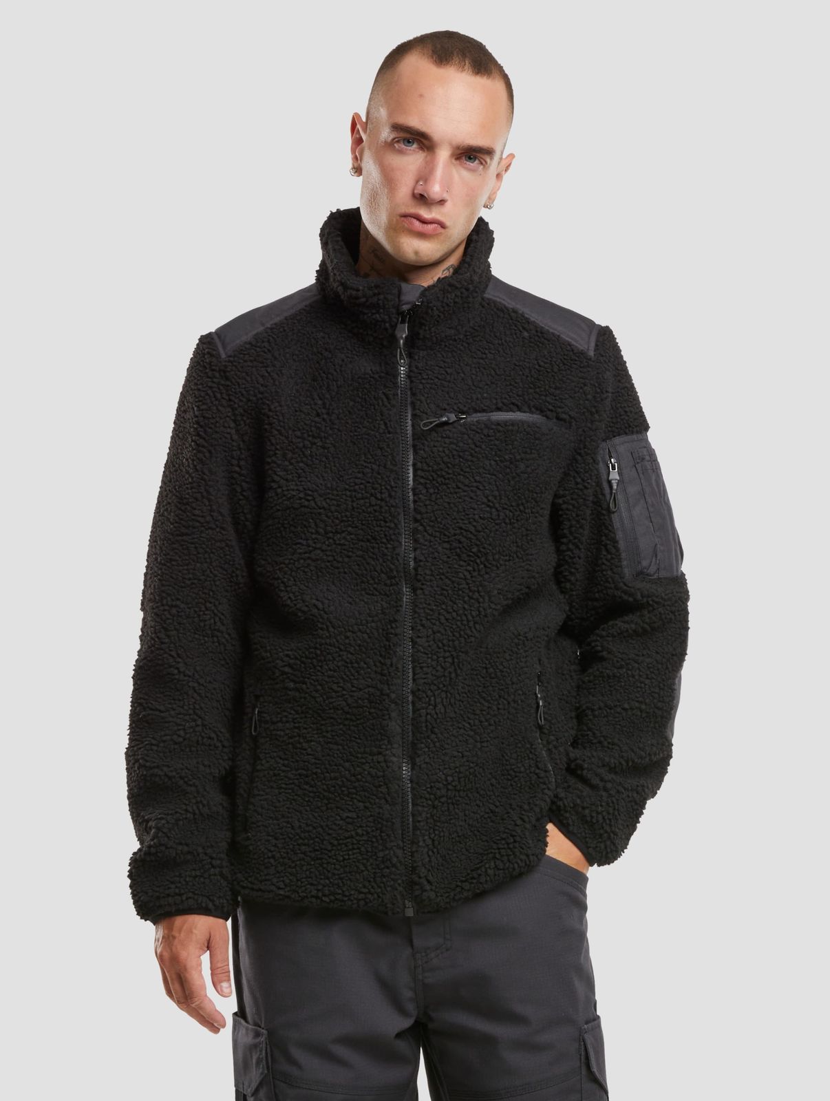 Brandit Herren Jacke Schwarz