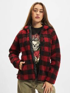 lässige Brandit Damen Jacke Rot/Schwarz