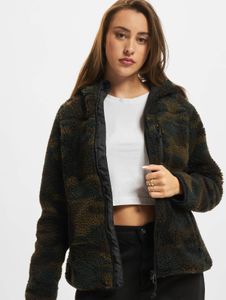 schlichte Brandit Damen Jacke Reißverschluss Taschen Camouflage