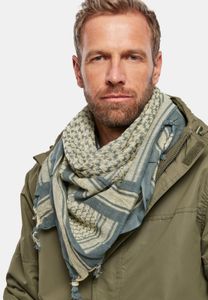 modernes Brandit Unisex Schal mit Baumwolle Petrol-Blau/Khaki