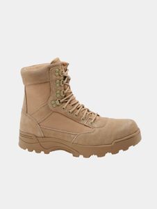 Robust Brandit unisex boots with zipper, beige