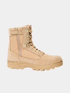 robuste Brandit Unisex Boots Reißverschluss Beige
