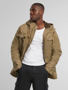 funktionale Forvert Herren Jacke Reißverschluss Kapuze mit Baumwolle Khaki