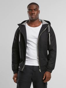 schlichte Brandit Herren Jacke Kordelzug Reißverschluss mit Baumwolle Schwarz