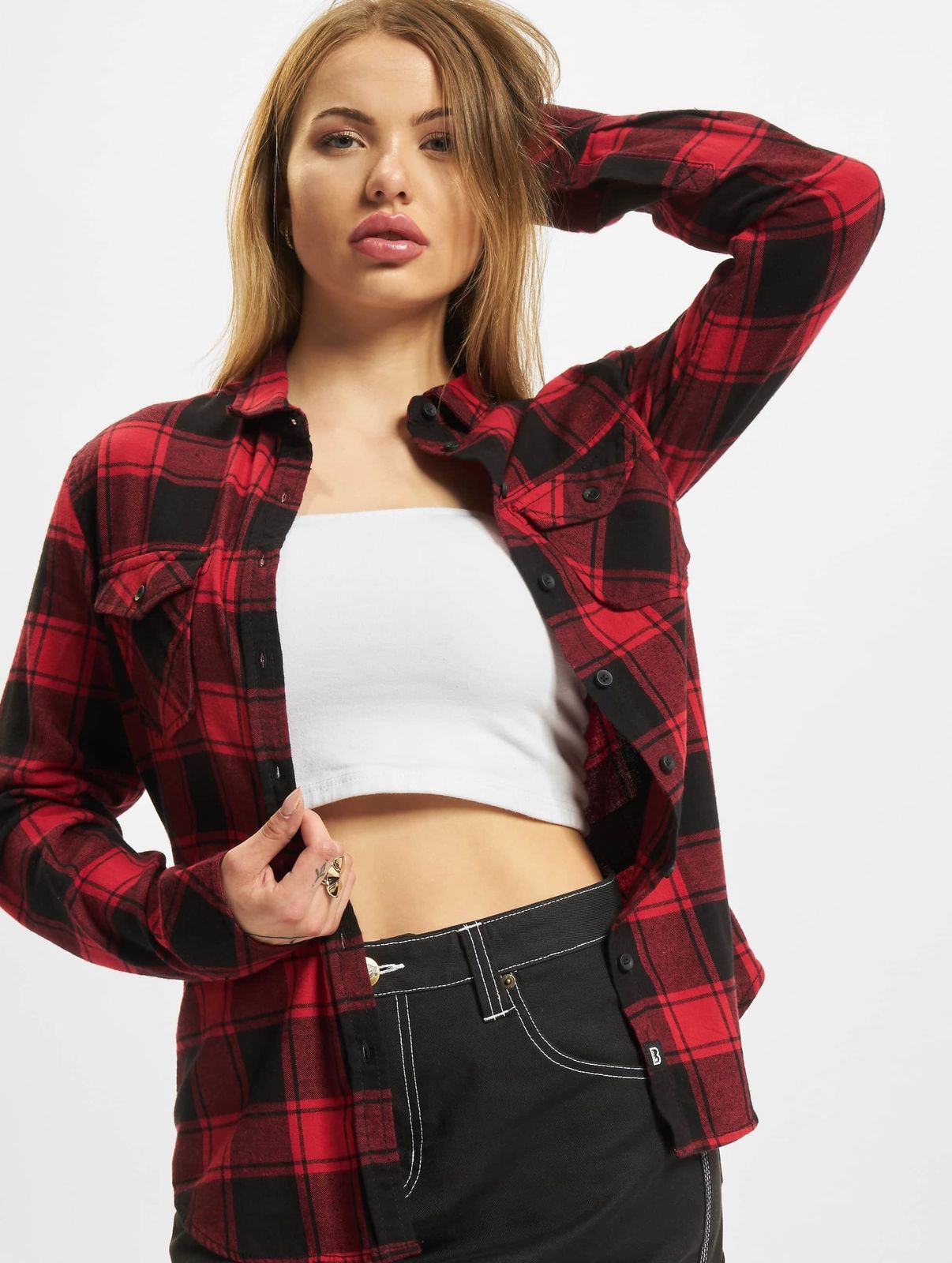 Brandit Damen Polo-Shirt mit Taschen aus Baumwolle