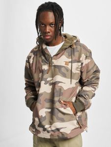 Veste homme Brandit moderne avec cordon de serrage, fermeture éclair et motif camouflage