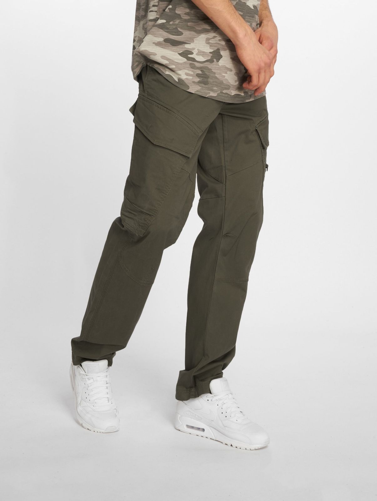 Brandit Herren Jeans Slim Fit Stretch Khaki
