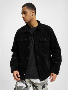 stylische Brandit Herren Jacke Cord mit Baumwolle Schwarz