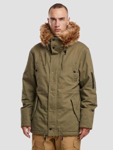 funktionale Brandit Herren Jacke mit Baumwolle Khaki