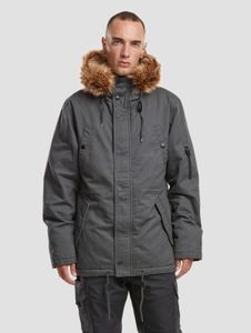 stylische Brandit Herren Jacke mit Baumwolle Grau