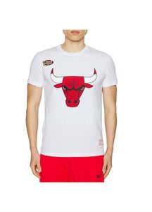 modernes Mitchell & Ness Herren T-Shirt mit Baumwolle Weiß