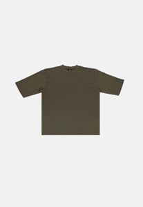 T-shirt sportiva da uomo drop-size 210 g/m² color kaki