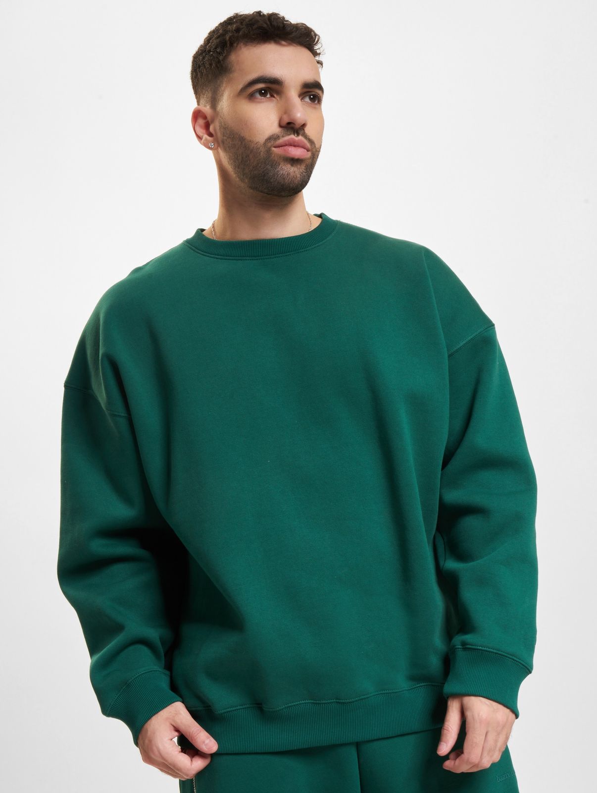 Bazix Republiq Herren Sweatshirt Baumwolle Grün