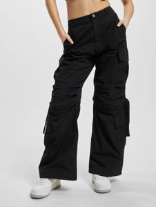stylische Freddy Damen Jeans Reißverschluss Klettverschluss mit Baumwolle Schwarz