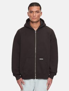 moderner Bazix Republiq Herren Hoodie mit Baumwolle Schwarz