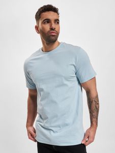 lässiges Build Your Brand Herren T-Shirt 180 g/m² mit Baumwolle Blau