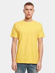 modernes Build Your Brand Herren T-Shirt 180 g/m² mit Baumwolle Gelb