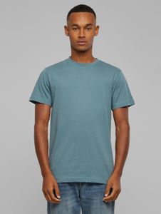lässiges Build Your Brand Herren T-Shirt 180 g/m² mit Baumwolle Blau