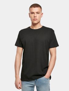 lässiges Build Your Brand Herren T-Shirt 140 g/m² mit Baumwolle Schwarz